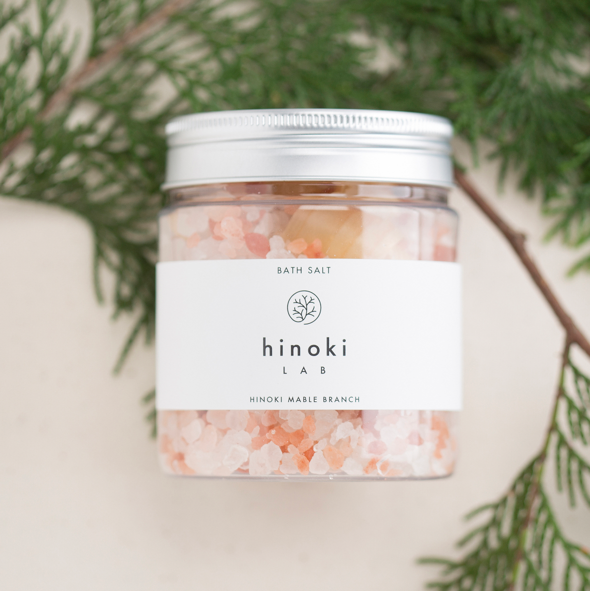 hinoki LAB Bath Salt Marble Branch 300g - hinoki LAB